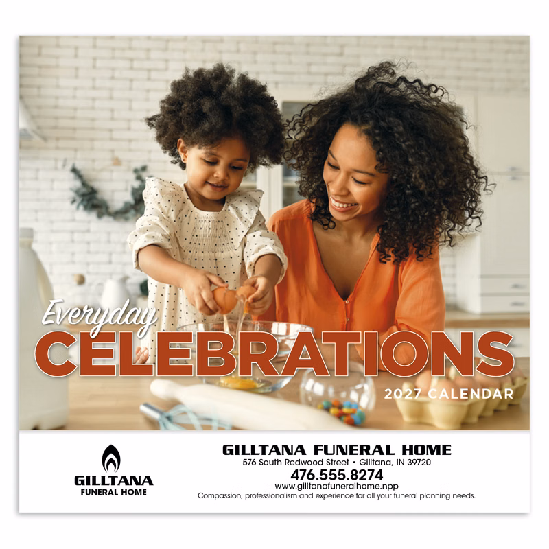 HotLine® Products Everyday Celebrations Appointment Calendar - Stapled