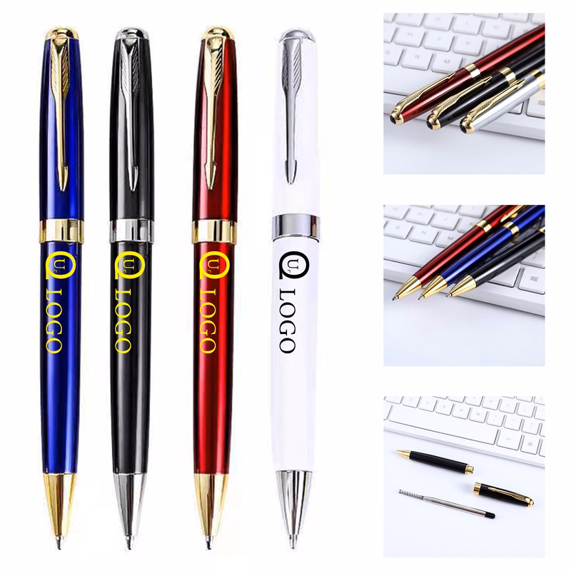 Metal Clip Ballpoint Pen