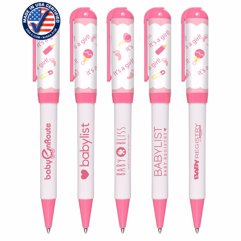 USA Made, It's a Girl Designed "Euro Style" Twist Pen