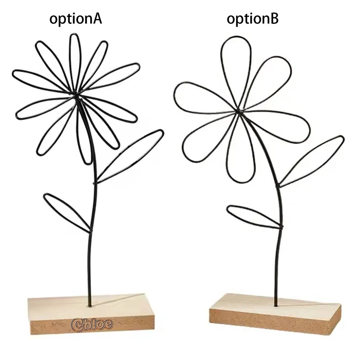 Iron Flower Desktop Decor 1