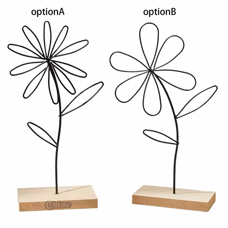 Iron Flower Desktop Decor