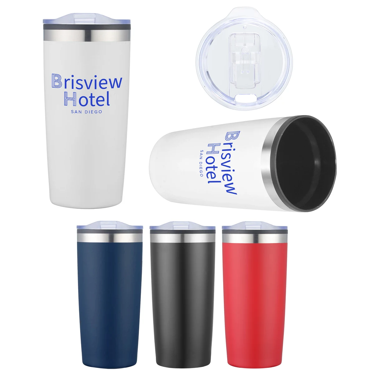 12 oz. Stainless Steel / Polypropylene Wine Tumbler 1