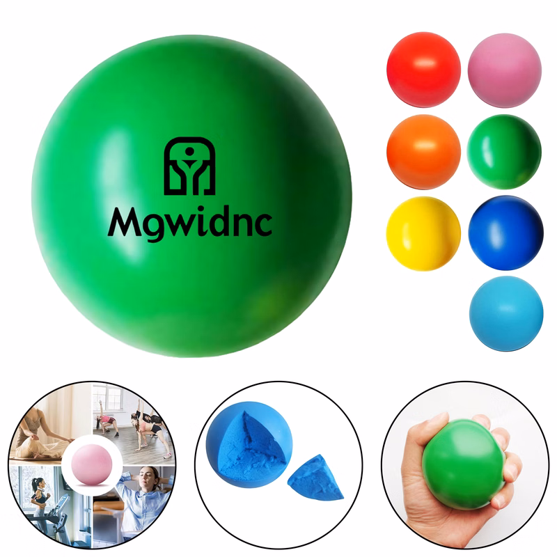 PU Foam Stress Ball Solid Sponge Squeeze Ball Rehabilitation Grip Ball for Pressure Relief