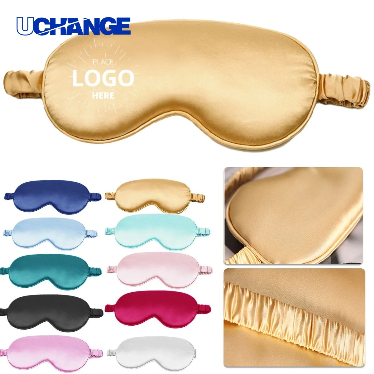 Soft Imitated Silk Sleep Eye Mask 1