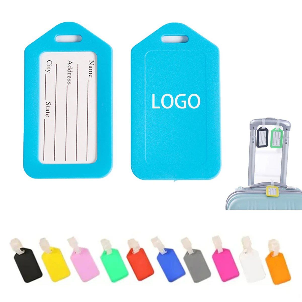 Durable Plastic Luggage ID Tag For Suitcases 1
