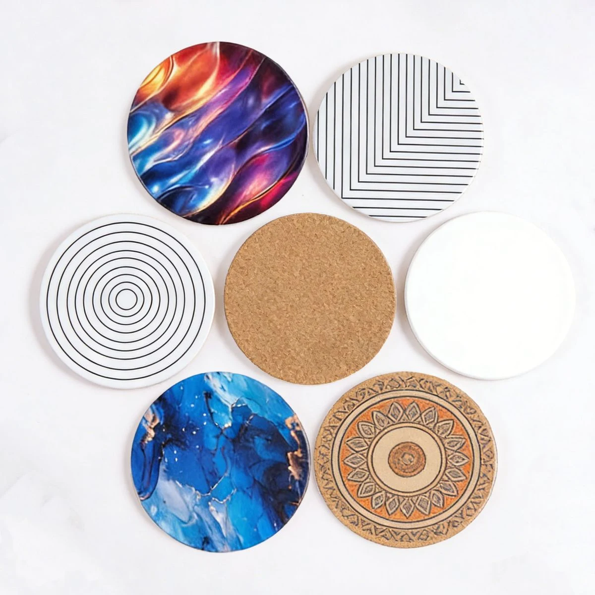 Absorbent Ceramic Coaster 1