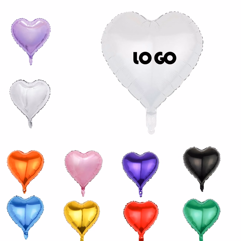 18 "Aluminum Film Party Event Love Balloons