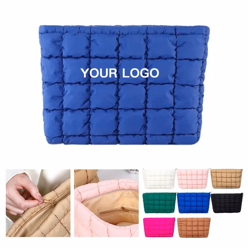 Spacious Waterproof Makeup Bag with Zipper