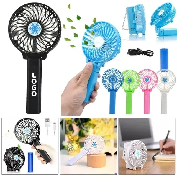Mini USB Handheld Fan - Portable with Folding Design 1
