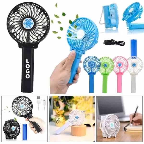 Mini USB Handheld Fan - Portable with Folding Design