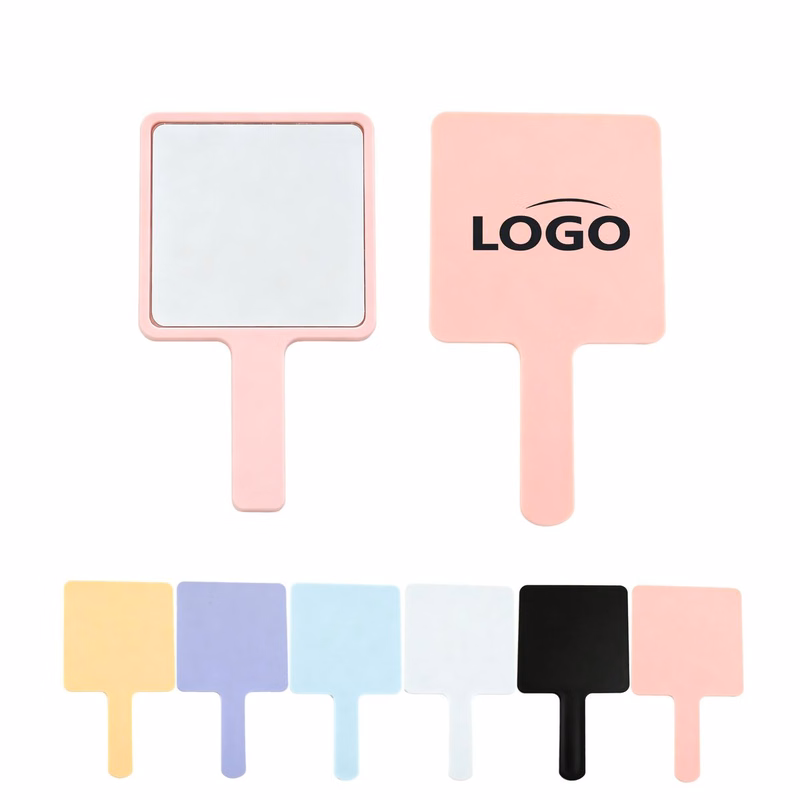 Square Hand-Held Makeup Mirror