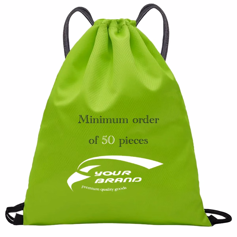 Oxford Fabric Drawstring Gym Bag Large Capacity For Marathon