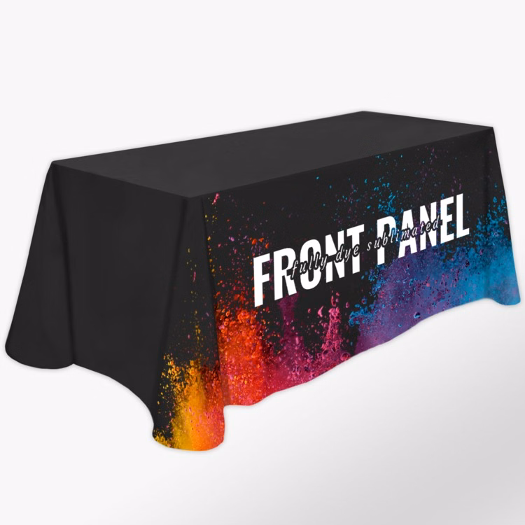 8' Table Throw - Front Panel Print (30" width table)