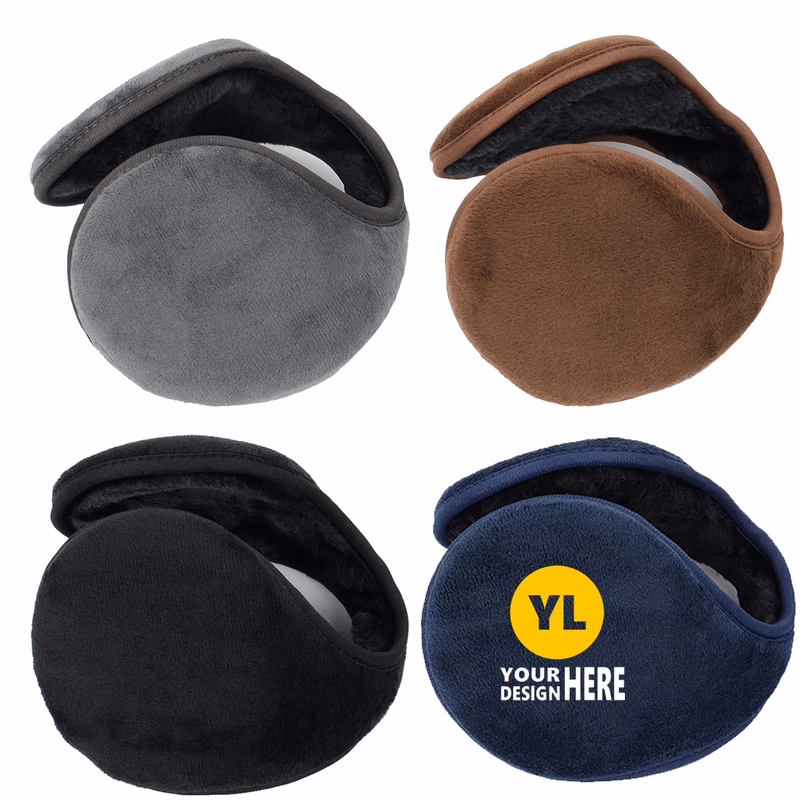 Fleece Ear Warmers Foldable Earmuff