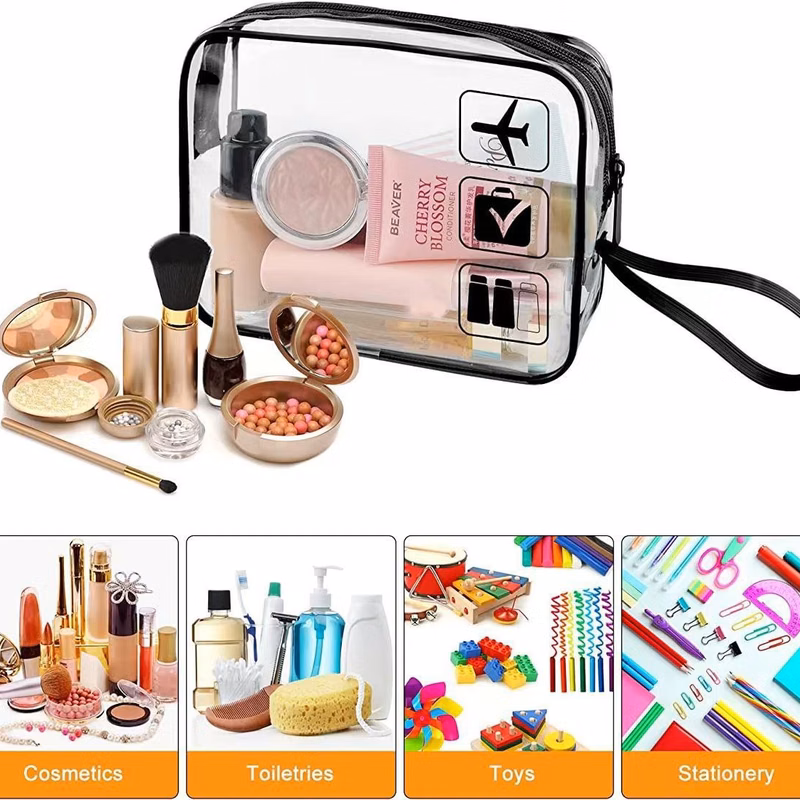 Transprant Travel Makeup Bag