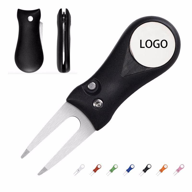 Golf Divot Repair Tool with Ball Marker