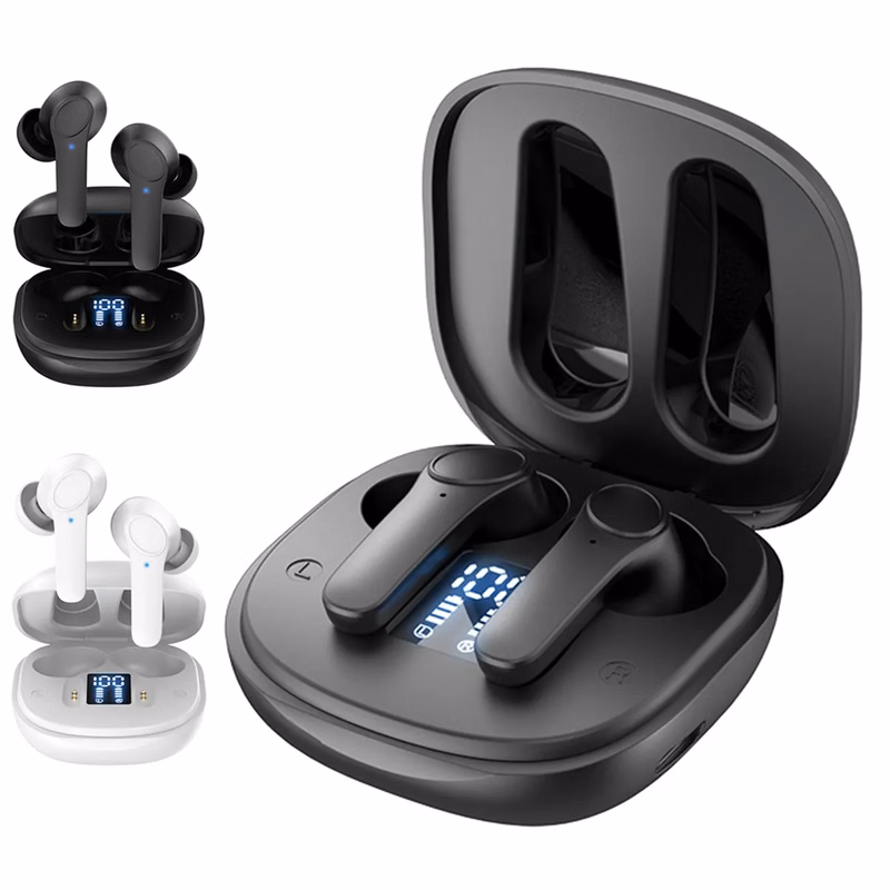 Wireless Earbuds With LED Digital Display Charging Case
