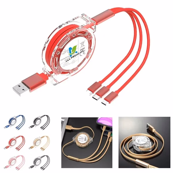 Tri Charge Copper Wire USB Cable