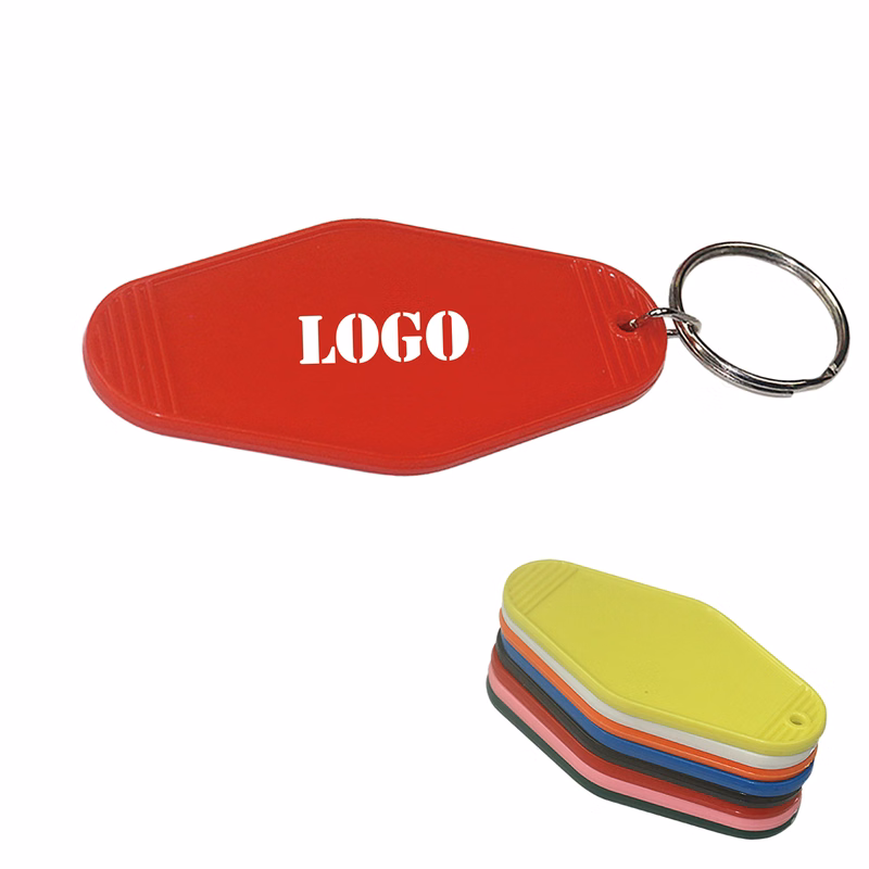 Vintage Plastic Hotel Keychain Motel Key Tag
