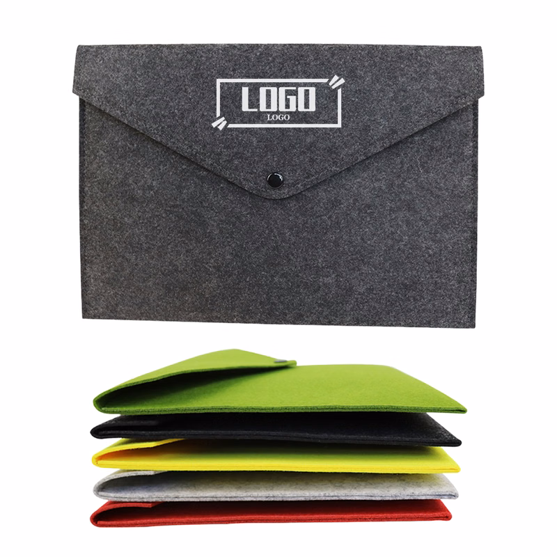 Colorful A4 Felt File Pouch Ideal For Business Meetings