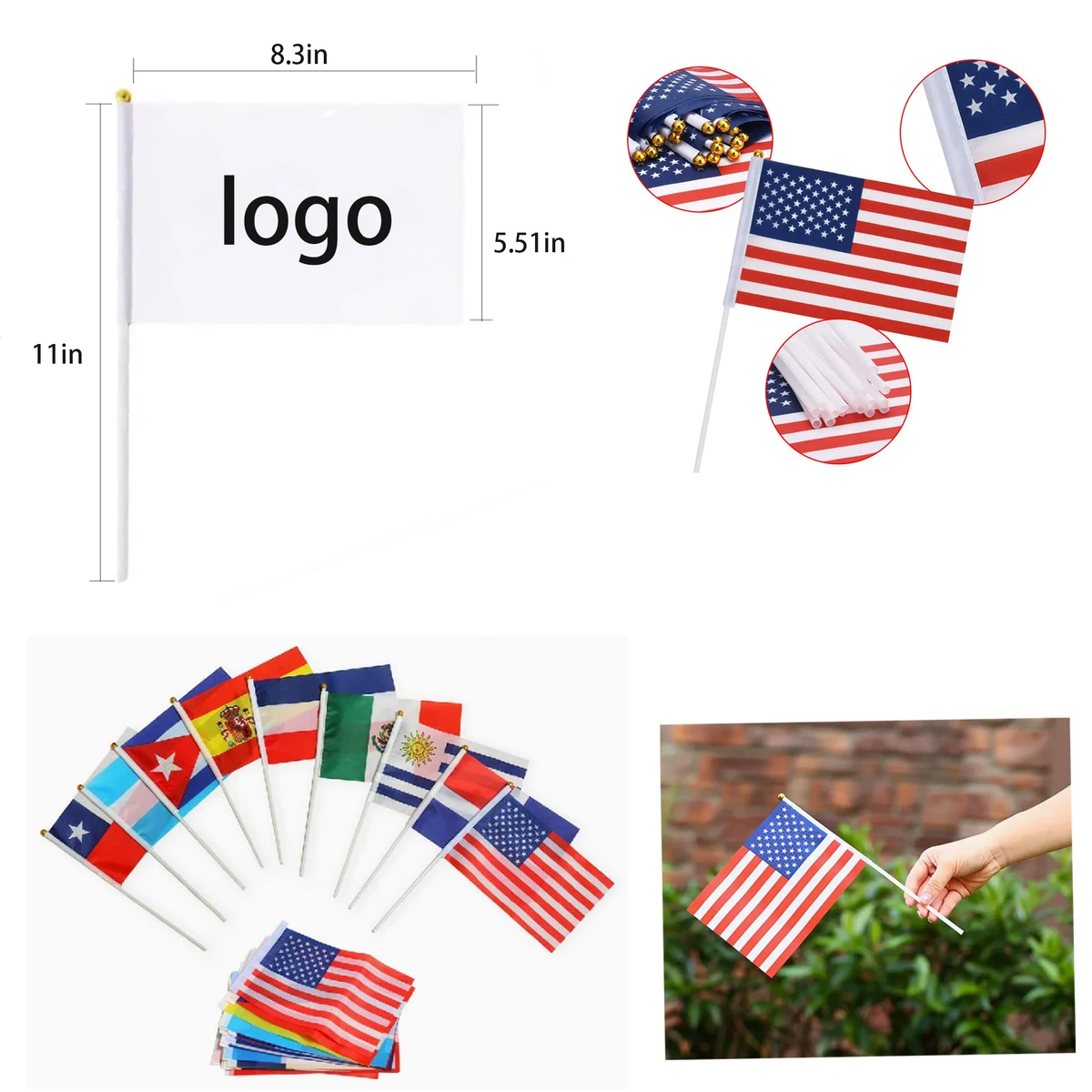 Custom Hand Flags 1
