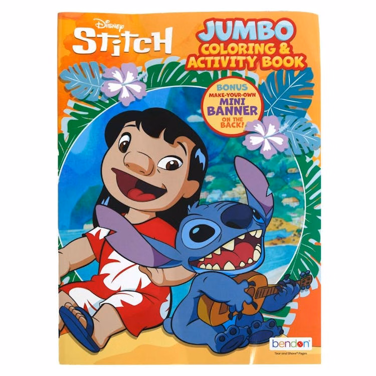 Stitch Jumbo Coloring and Activity Books