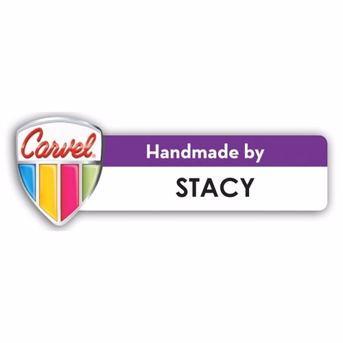 Laminated Personalized Name Badge (1"x3") Rectangle w/Shield