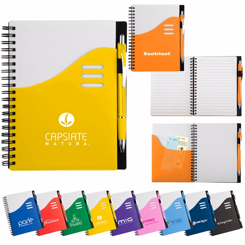 Large Wave Pocket Journal Notebook