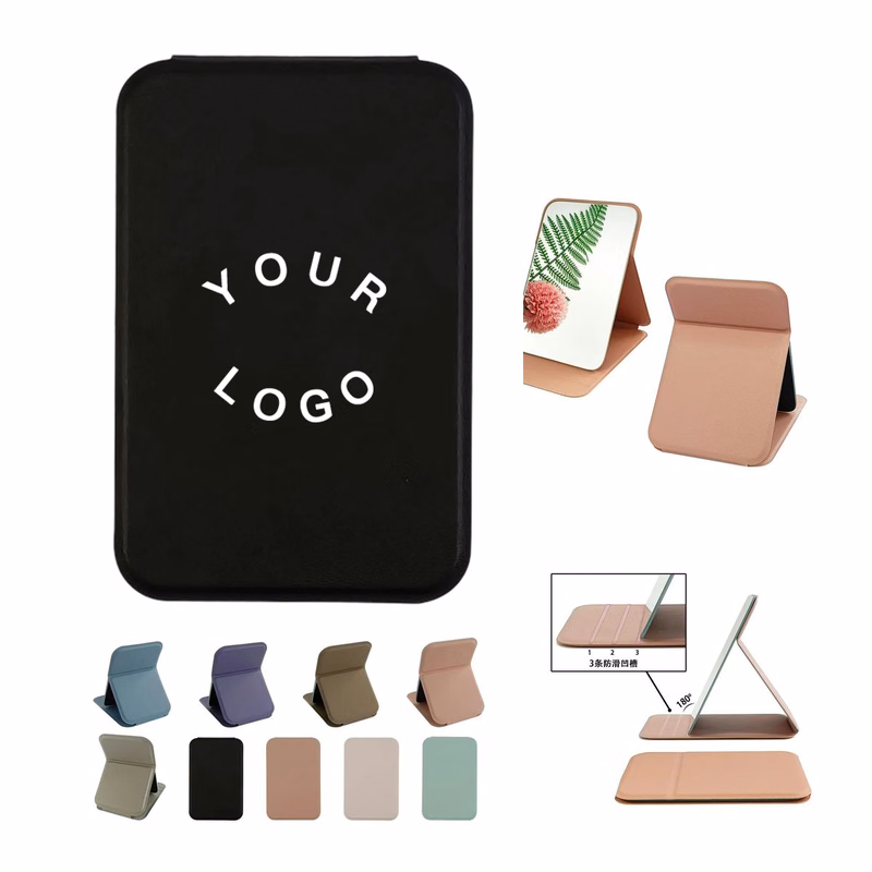 Portable Stainless Folding Makeup Mirror Compact Size