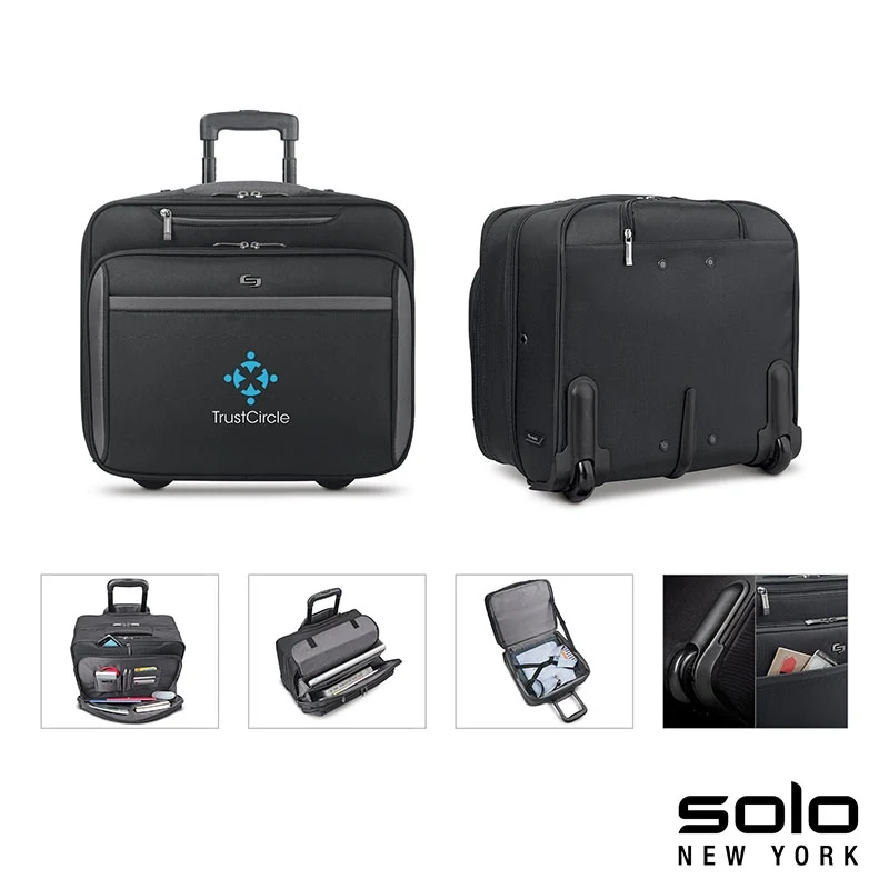 Solo New York West Side Roll Overnighter Case 1