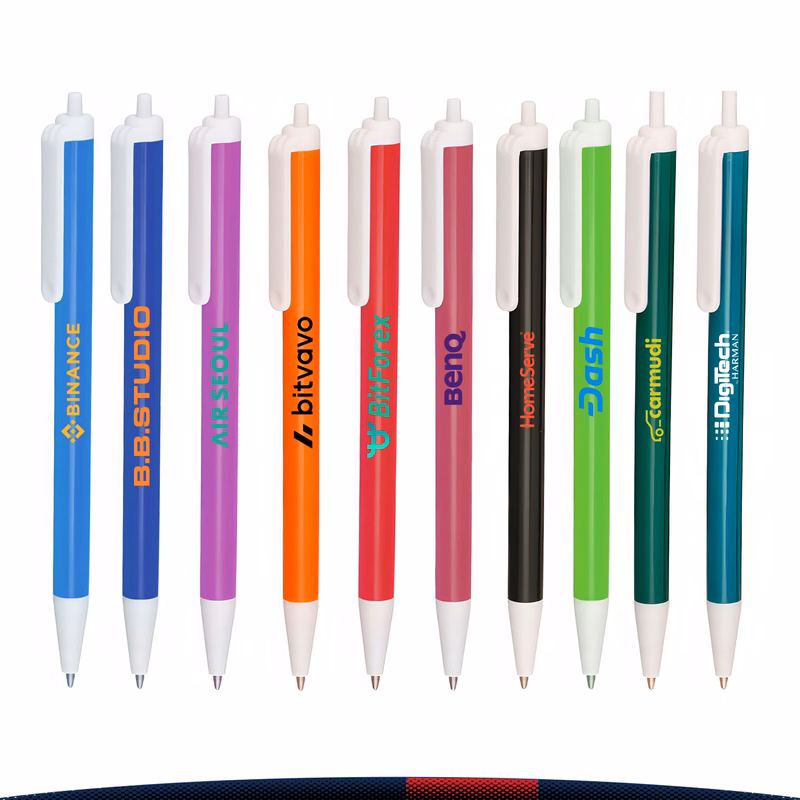 Raimi Retractable Plastic Pens