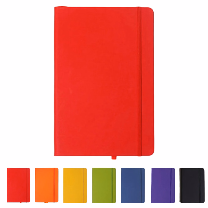 MOQ 50 Full Color A6 PU Hardcover Notebook