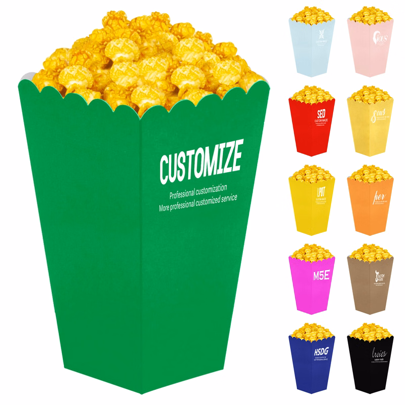 Disposable Cardboard Popcorn Buckets