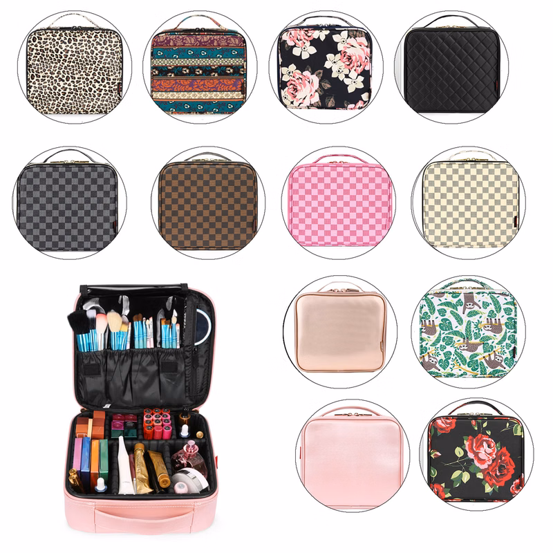 Travel Makeup Cosmetic Organizer Case