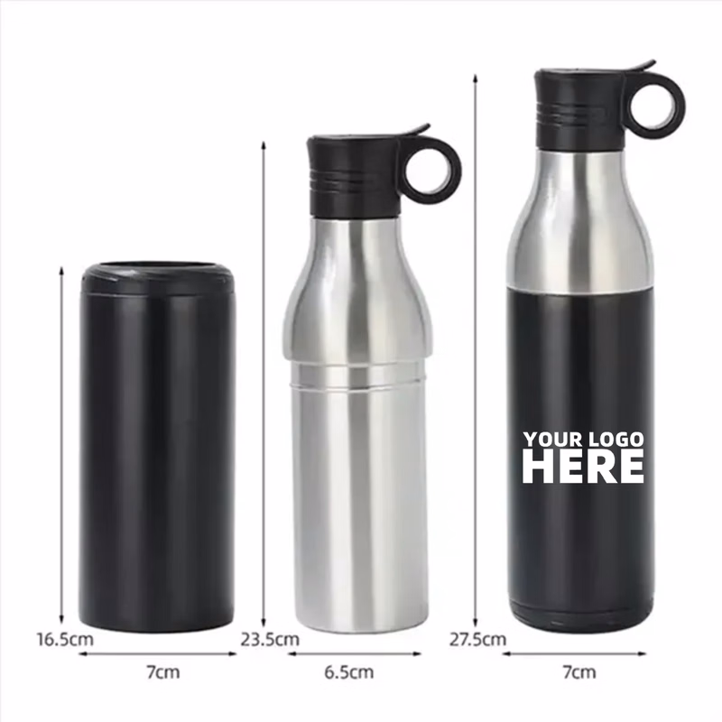 13.5oz 2 In 1 Can Cooler Thermo Bottle