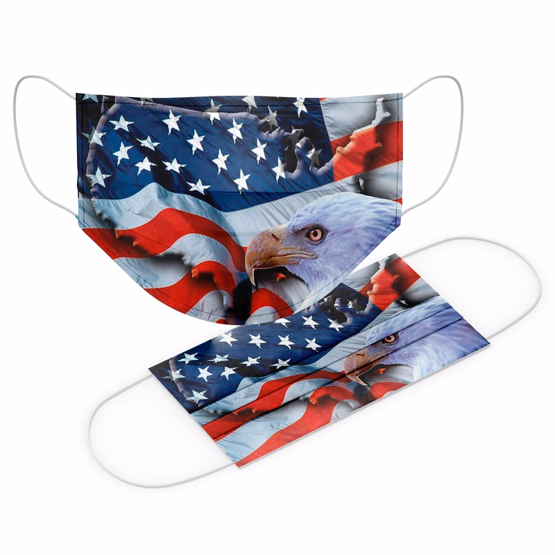 Pre-printed Sample Sublimated McDreamy Face Mask Y
