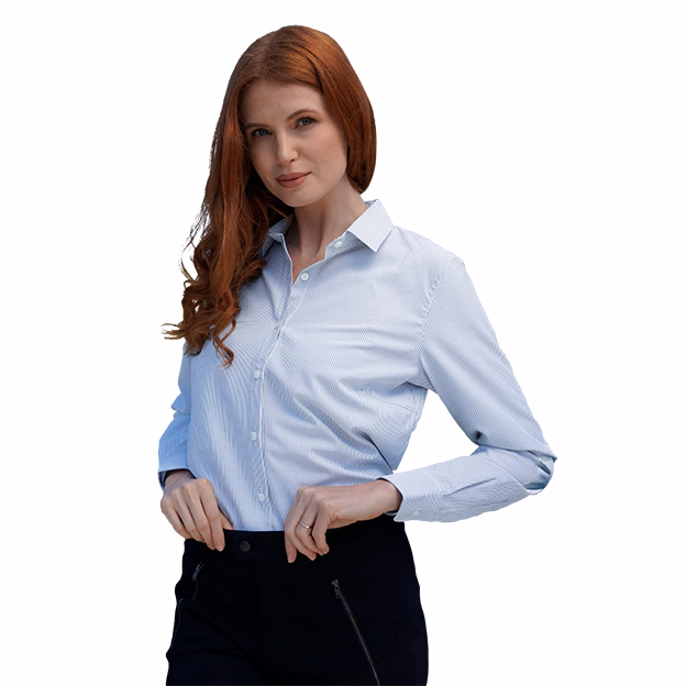 Vansport Women's Pinstripe Sandhill Dress Shirt