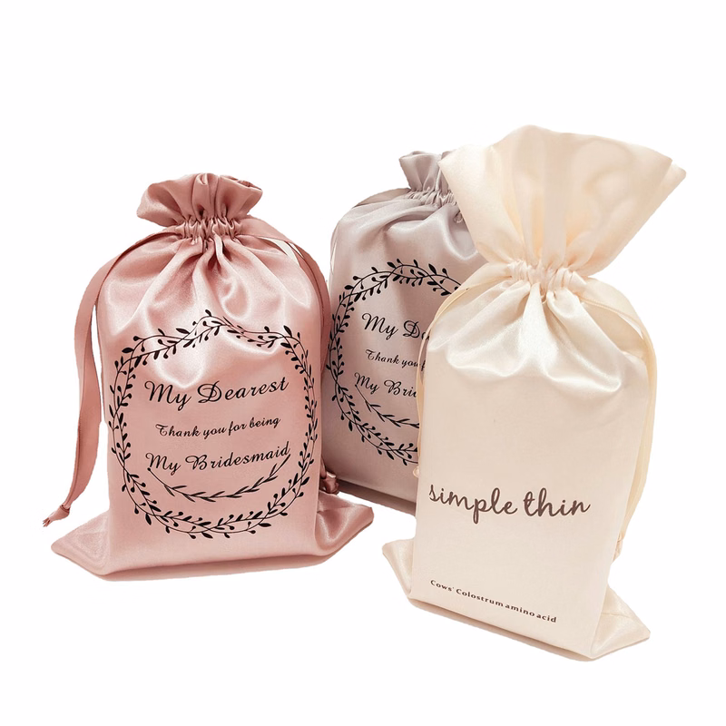 SatinJewelry Drawstring Bag