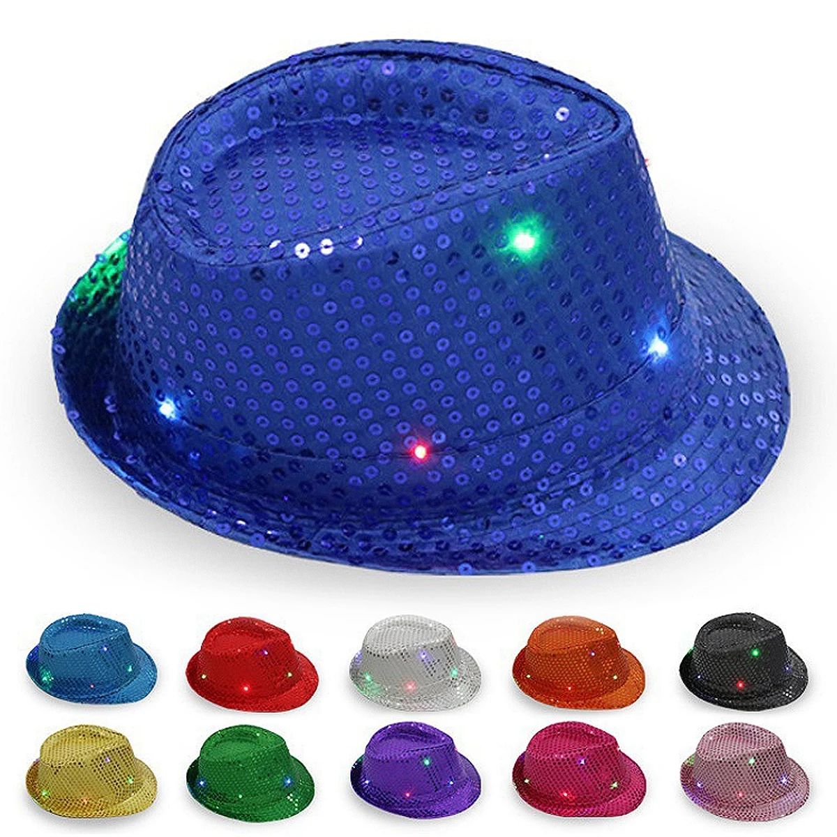 Led Luminous Jazz Hat 1