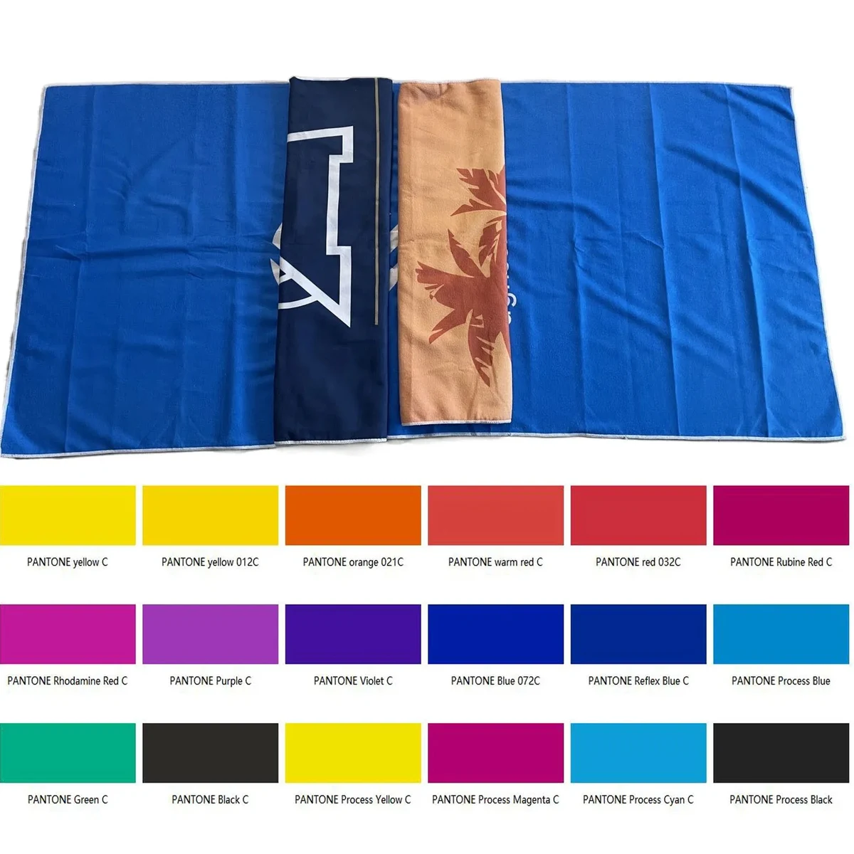 Full Color Microfiber Beach Towel(L59"XW29.5") 1