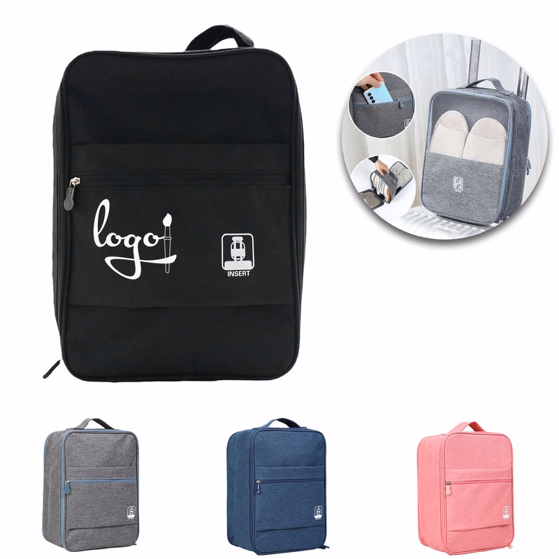 Hangable Suitcase Folding Shoe Bag