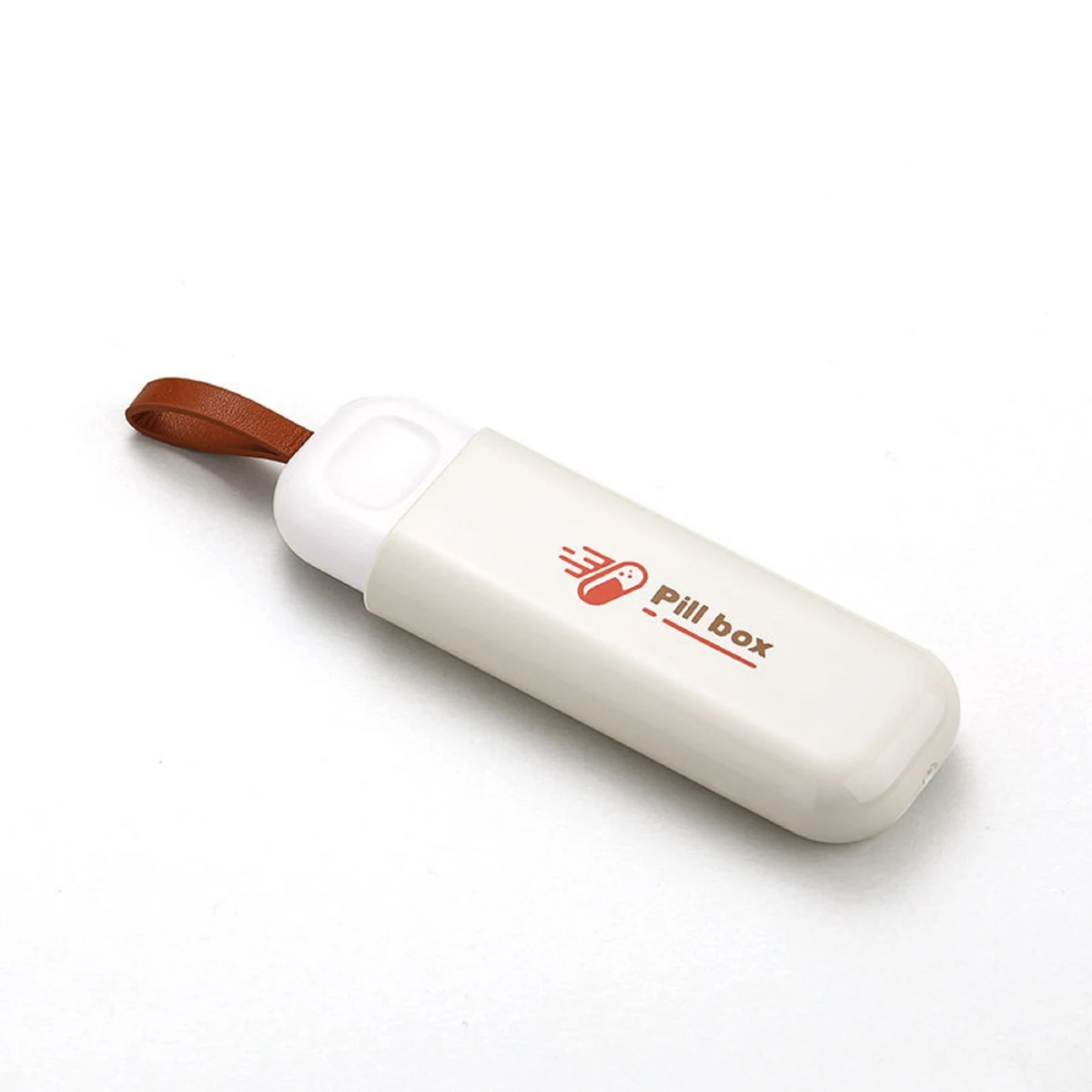 Portable Three-Compartment Dispensing Pill Box 1