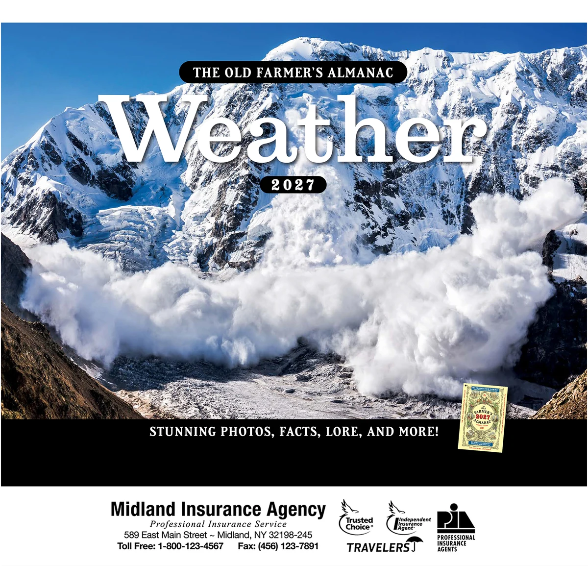 The Old Farmer's Almanac® Weather Watcher's: 2027 Stapled 1