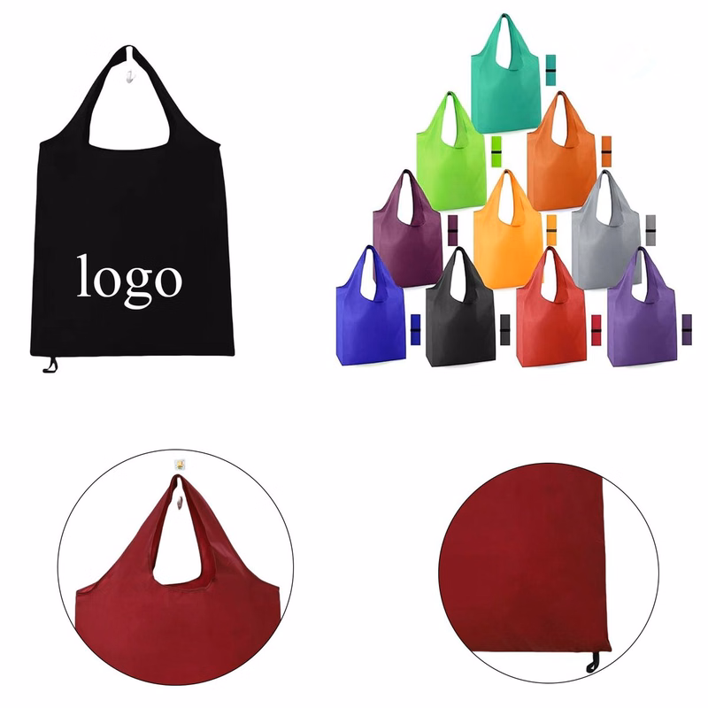 Portable Foldable Polyester Shoulder Bag For Outdoor & Travel
