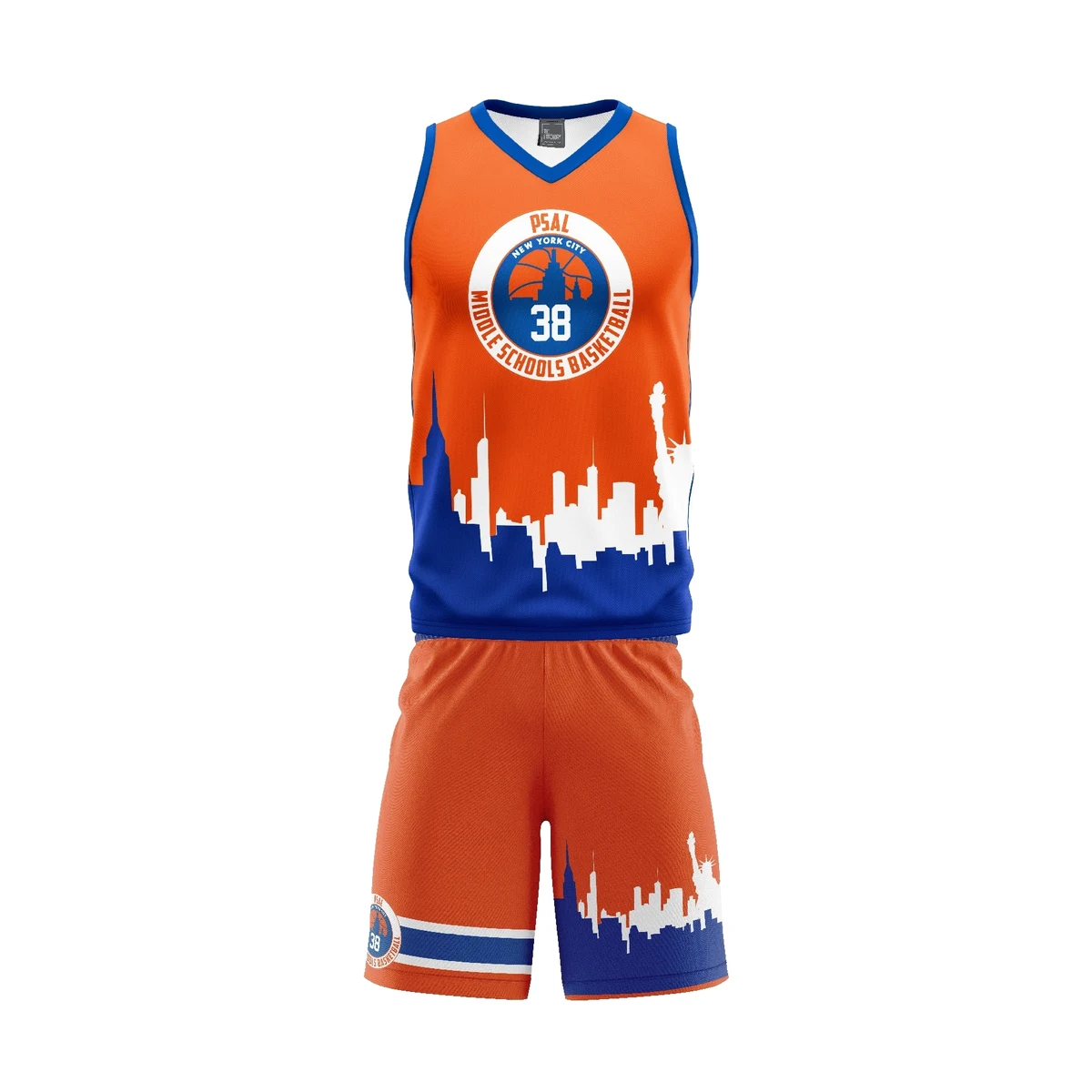 Youth Sublimated Reversible Basketball Short Separate 1