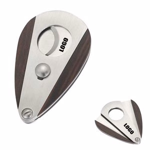 Cigar Cutter With Wooden Handle