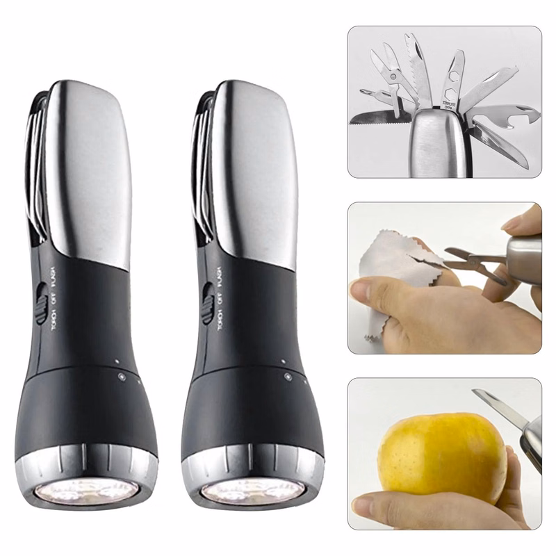 Multi-functional Flashlight Survival Kit