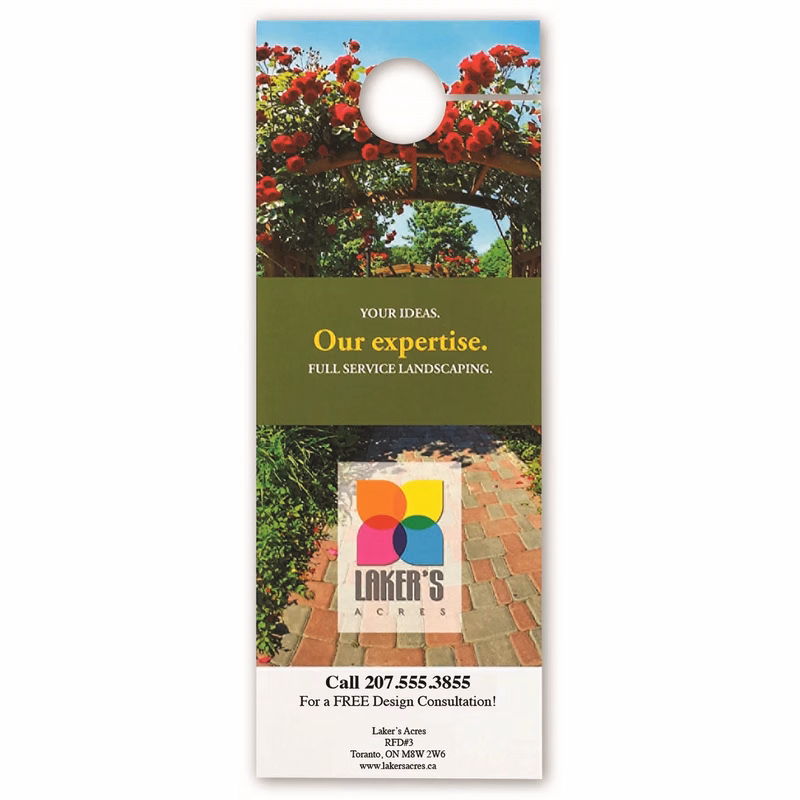 Full Colour Door Hanger - Front only