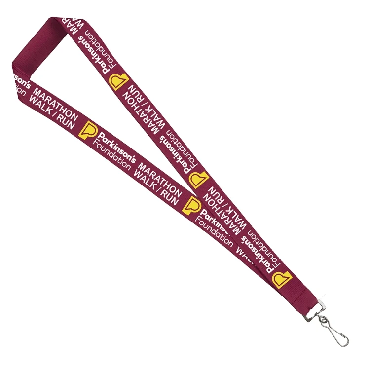 "LASALLE" 1" Import Air Ship Silkscreen Lanyard 1