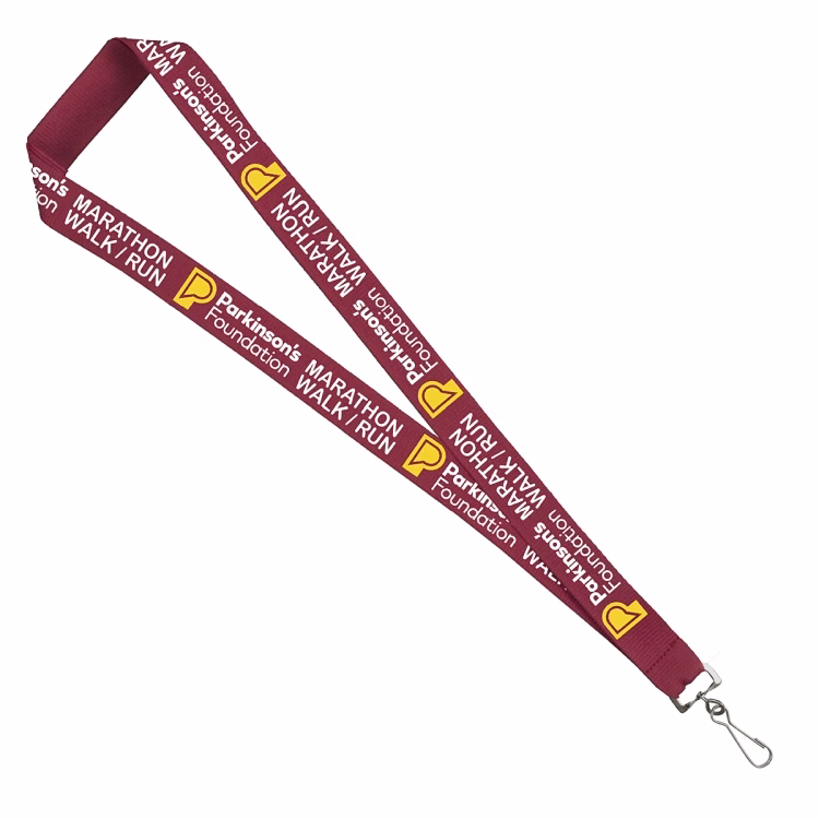 "LASALLE" 1" Import Air Ship Silkscreen Lanyard